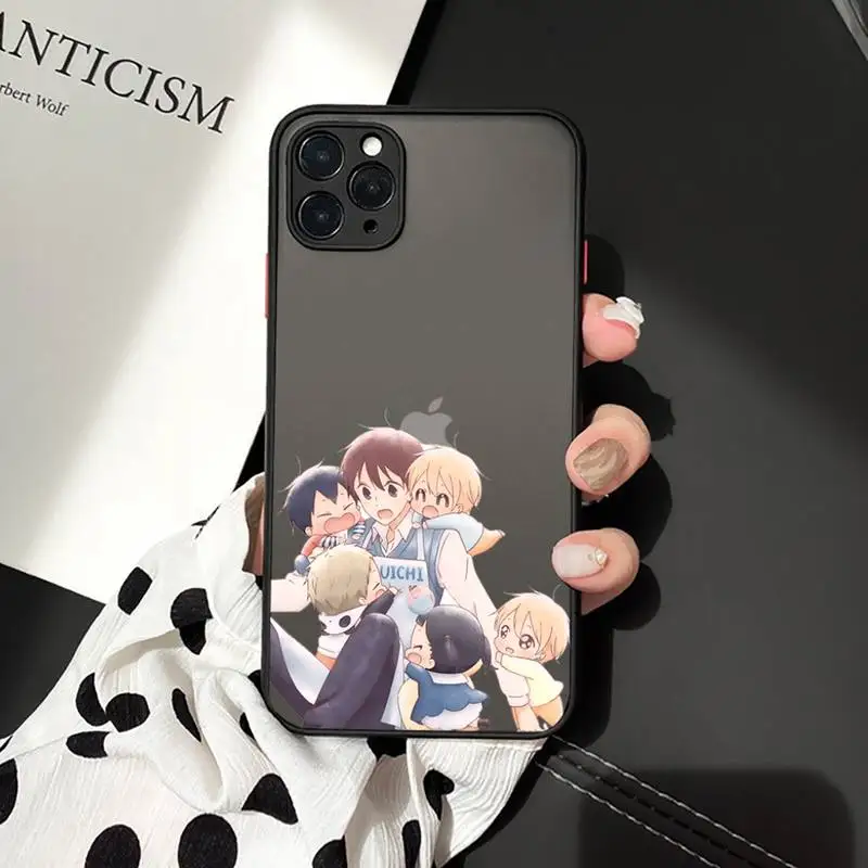 

Anime School Babysitters Ryuichi Kashima Phone Cases Matte Transparent for iPhone 7 8 11 12 s mini pro X XS XR MAX Plus cover