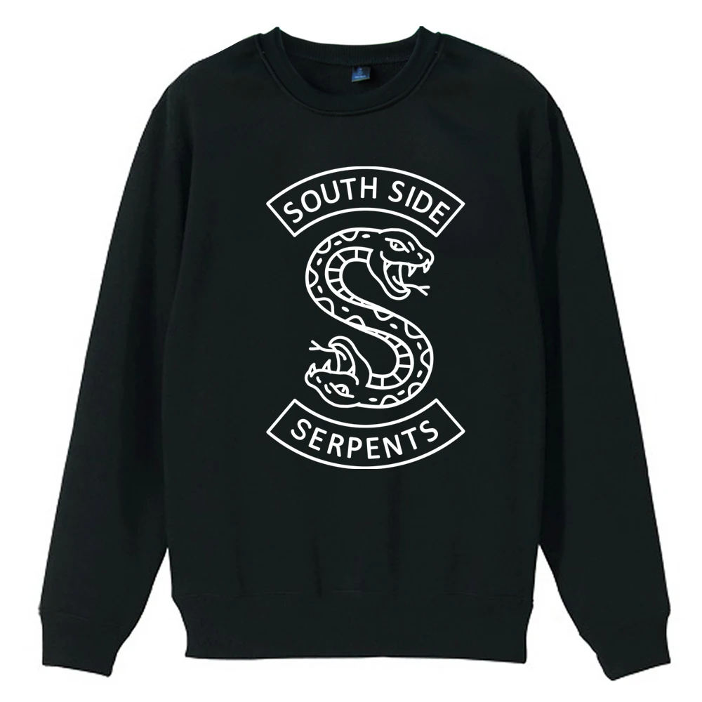 

Boy Man Men Crew Neck Sweatshirt Jughead Jones Southside Serpents Riverdale Snake Couple Clothes Teenager Pullover Fleece ZIIART