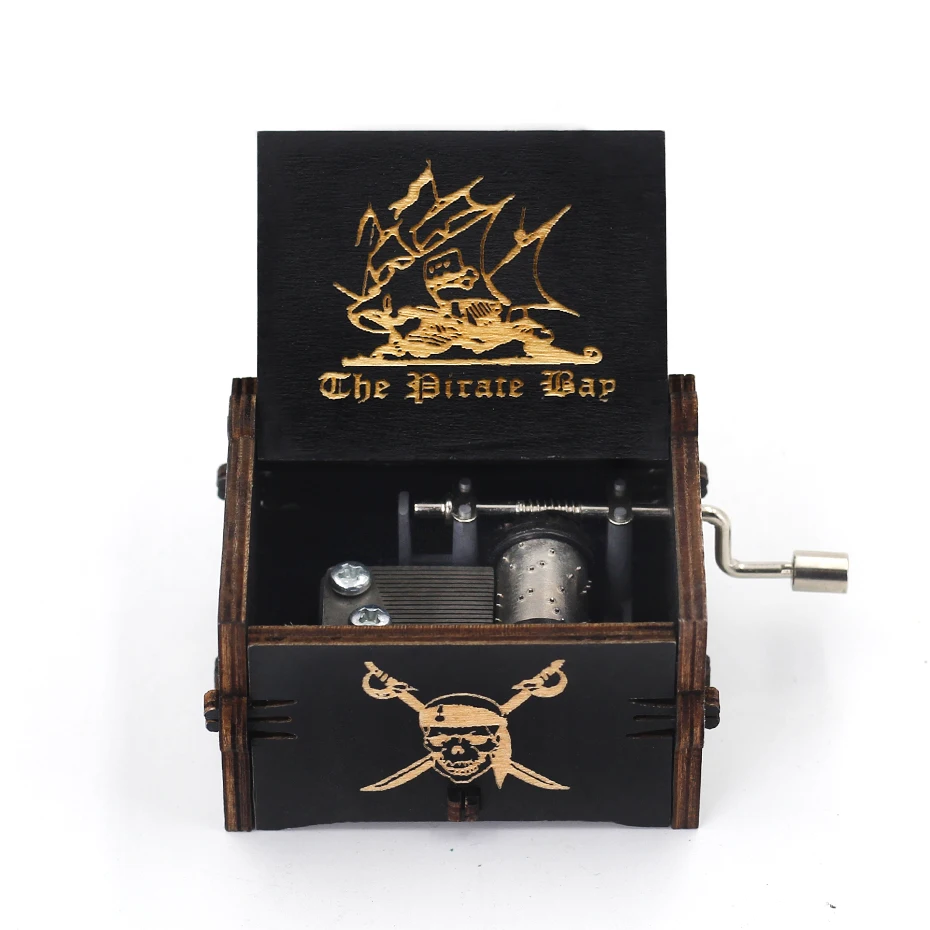 Оптовая продажа Музыкальная шкатулка с изображением пиратской тематики DAVY JONES