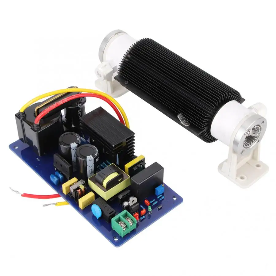 

10g/h Water Cooling Ceramic Ozone Generator Ceramic Tube Adjustable Power Supply Kit motor regulator