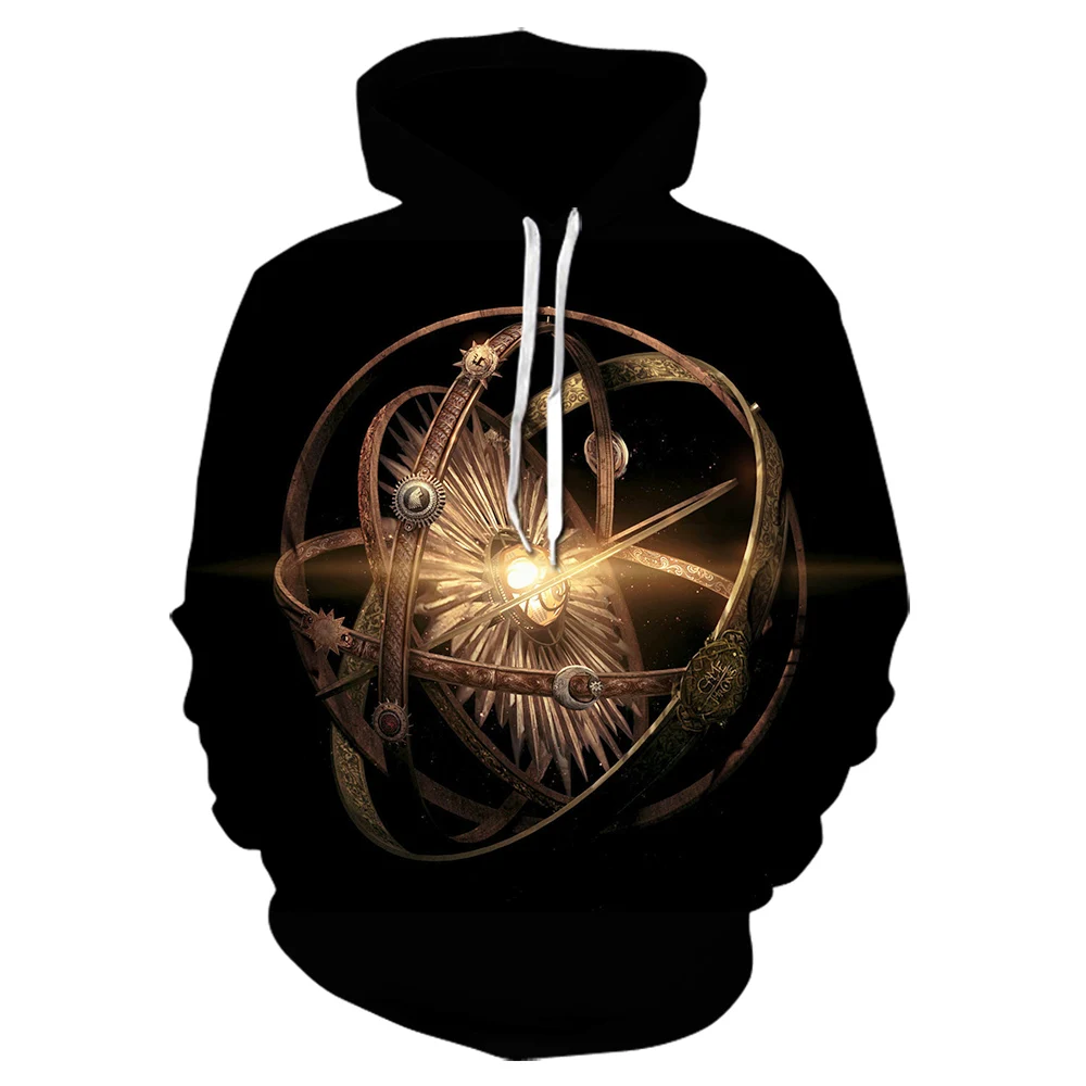 

3D printed men's jacket 2020 autumn warm sweatshirt hip-hop streetwear jacket