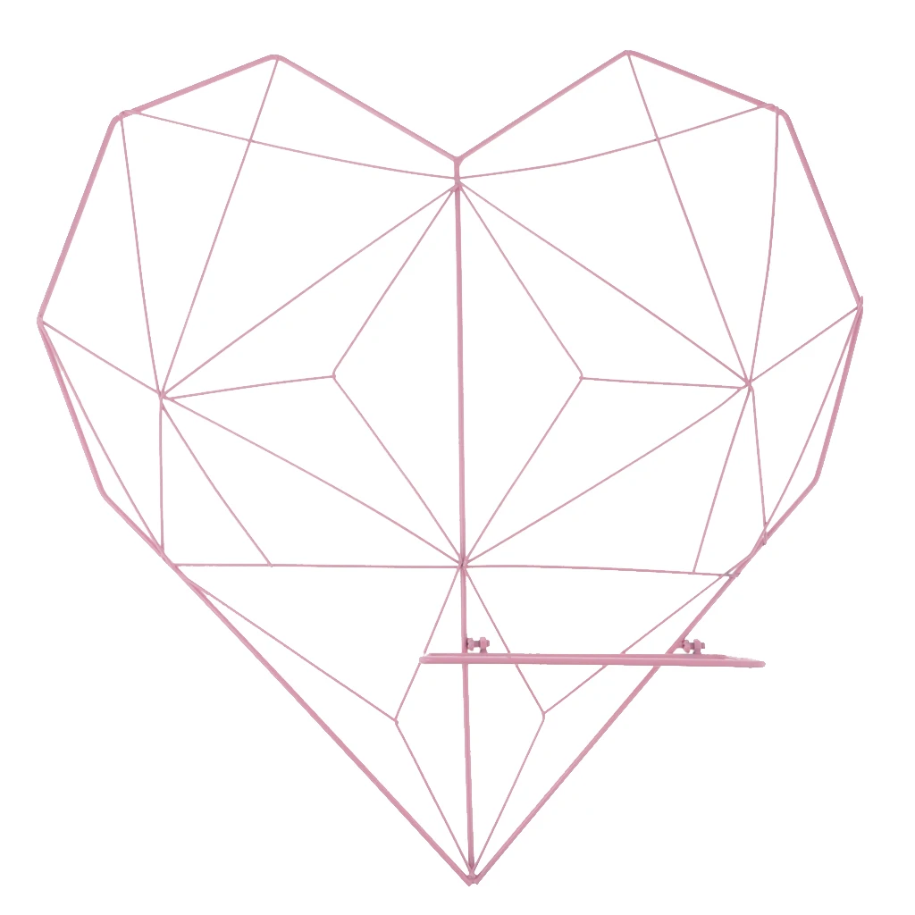 Металлическая сетка с сердечками для украшения комнаты сделай сам фото