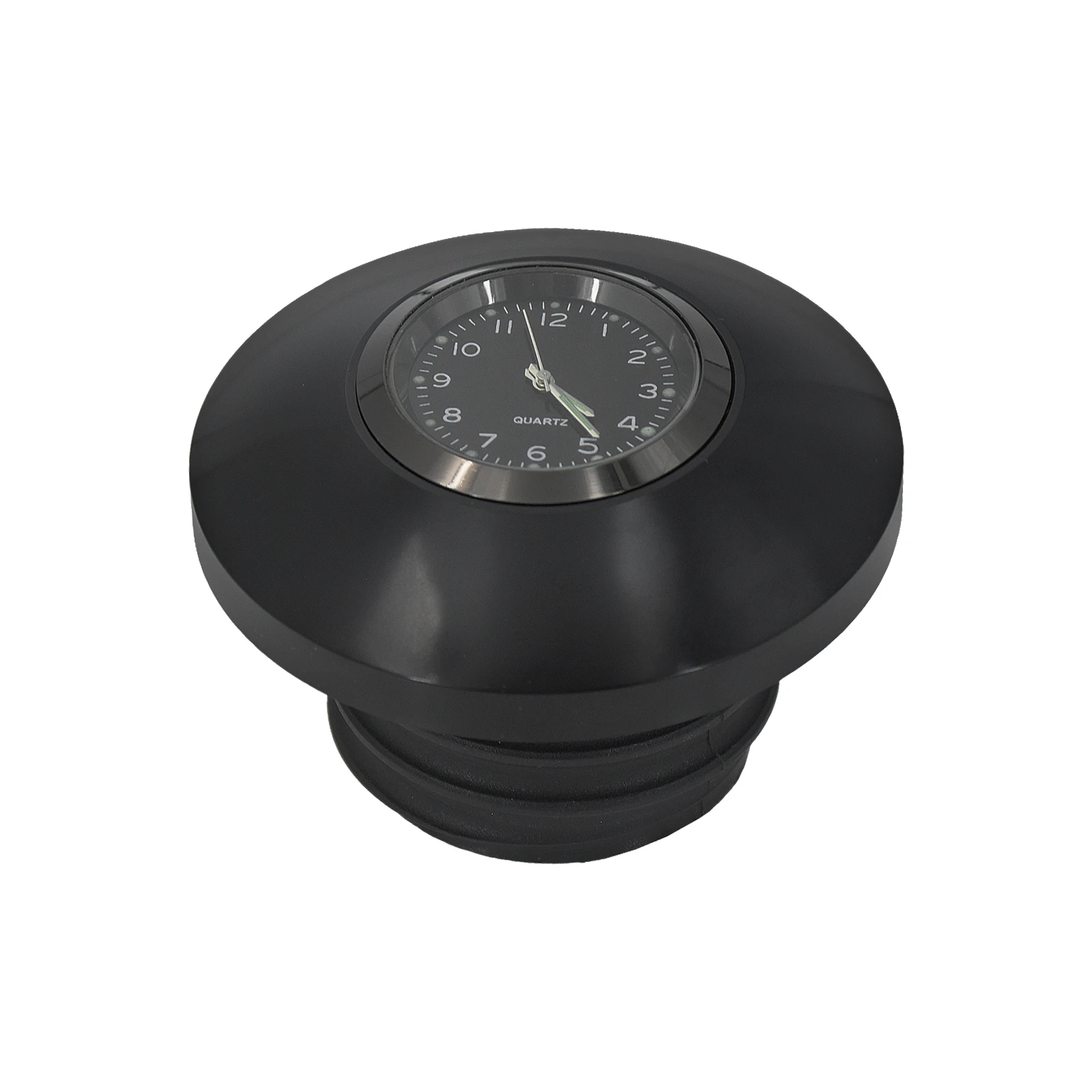 Мотоциклетный топливный бак CNC с часами черный декоративный масляный колпачок