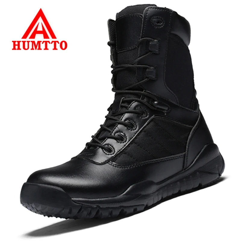 Мужские военные ботинки HUMTTO уличная тактическая обувь водонепроницаемая горная