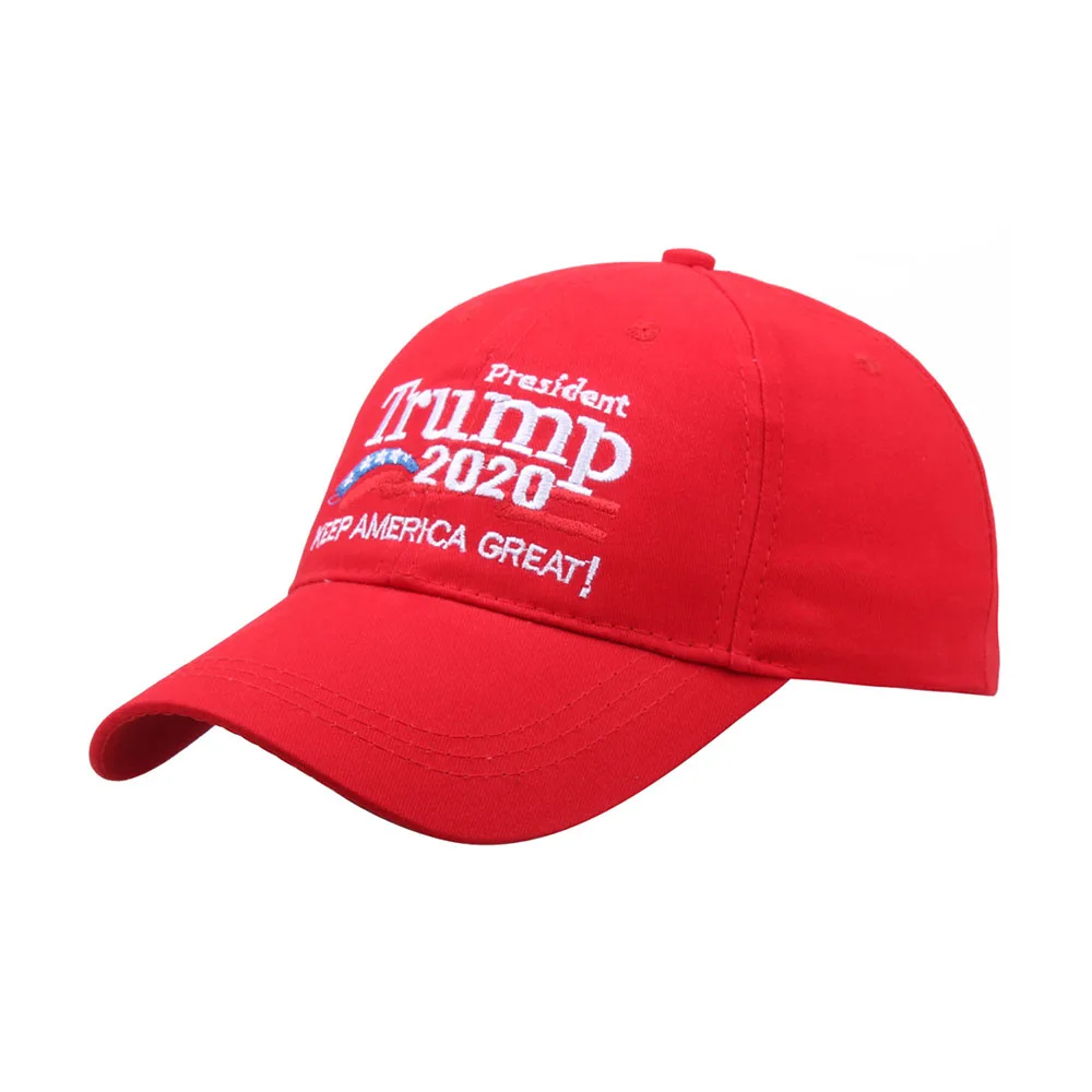 Красный Мужская и женская камуфляжная бейсбольная кепка козырек MAGA камуфляжная вышитая Кепка Keep Make America Great Again Кепка США - Цвет: Красный