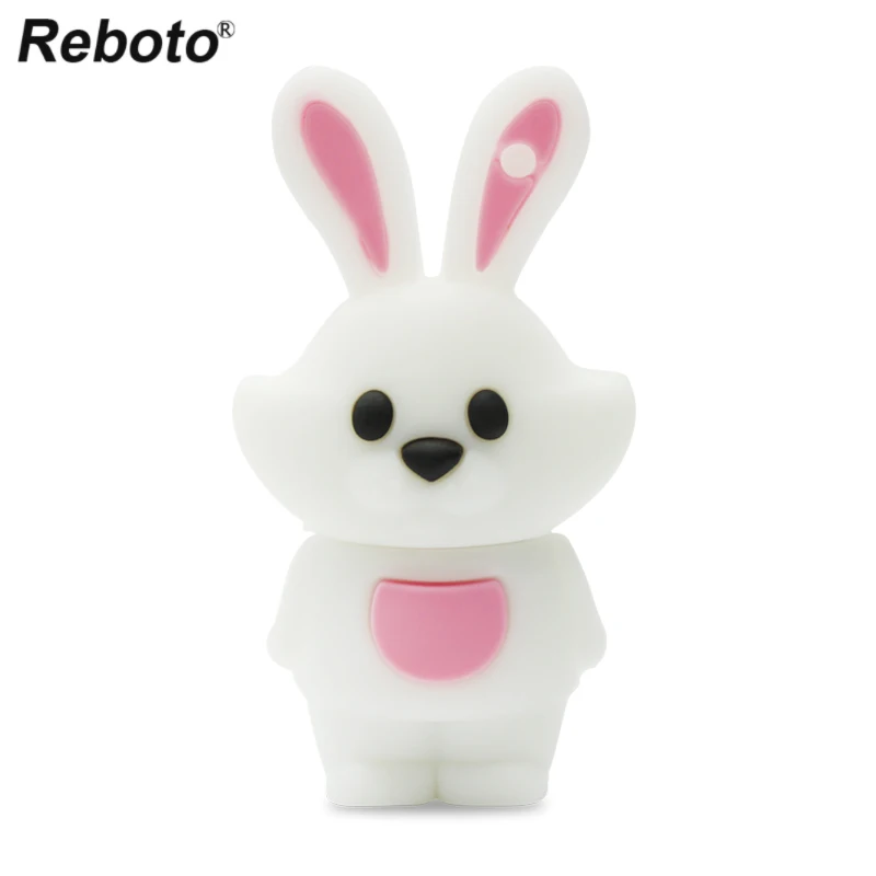 Мини флеш накопитель USB мультяшный силиконовый 64 ГБ 32 16 8 симпатичный диск с