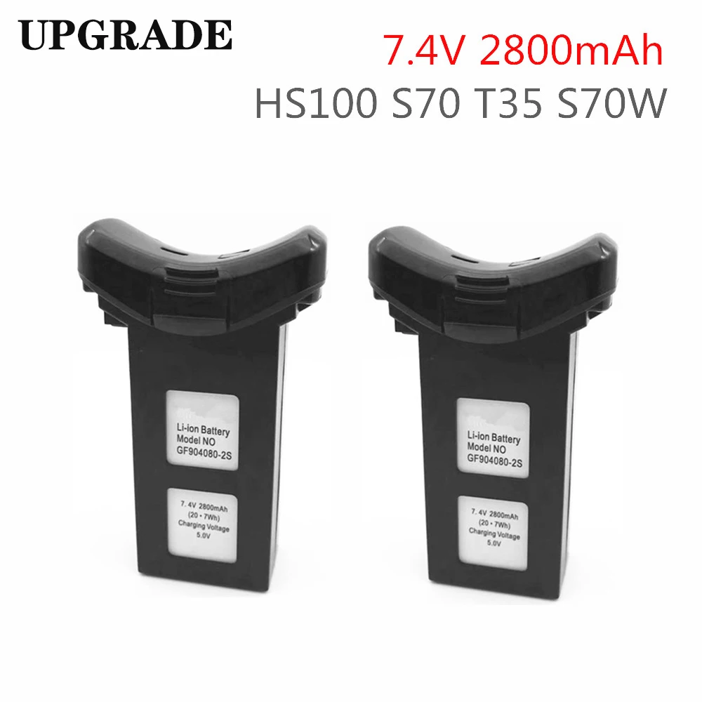 

Upgrade 7.4V 2800mah Battery for SJR/C SJRC S70W RC Quadcopter Spare Parts Accessories Li-po Battery For SJRC S70W Battery