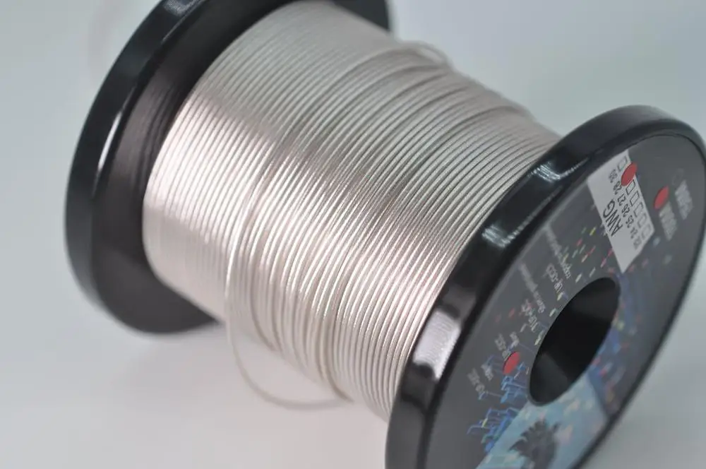 Пластина LITZ OCC с улучшенной линией для наушников 7N серебристая 28AWG MMCX UPOCC 99.99998% LIZT