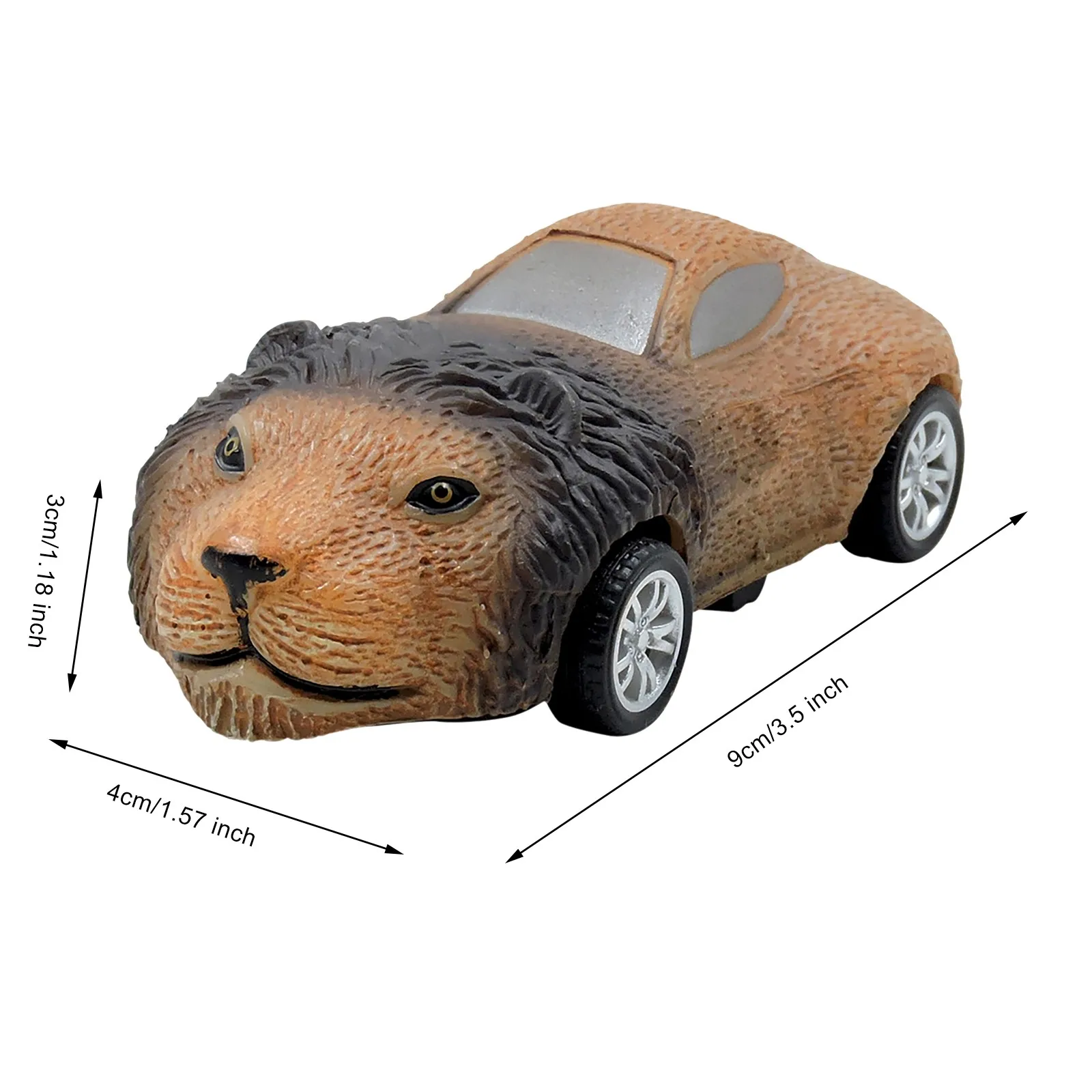 

Pull Back Car Mini Animal Car Vehicles Set Boys Toddlers Girls Kids Gifts Toy Friction Powered Car Kids Gifts Vehicle Truck Toys