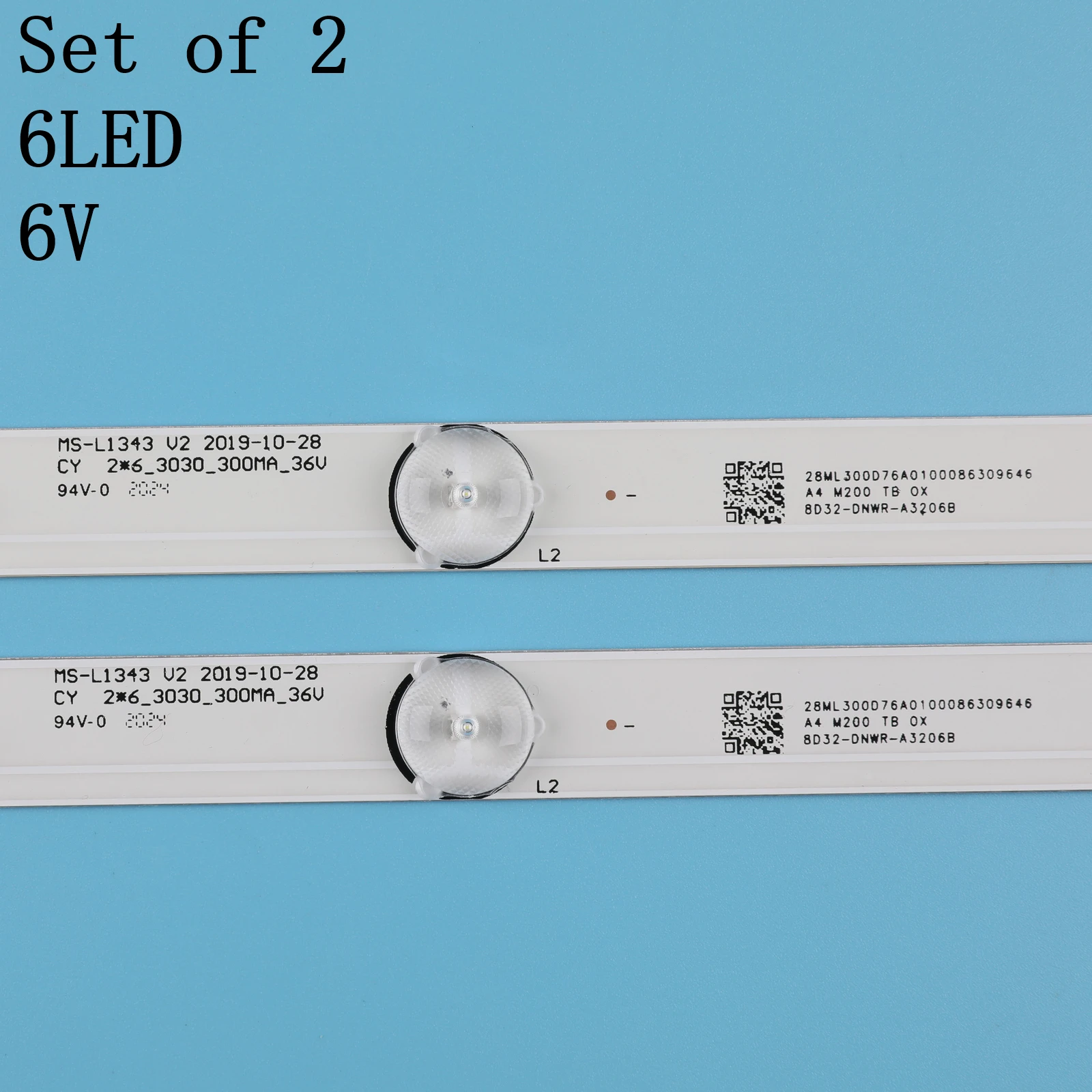 Светодиодная лента-подсветка телевизора для Erisson 32LES60T2 32LES85T2SM 32 "LED ТВ-бары MS-L1343 V2 полосы линейки JL.D32061330-081AS-M