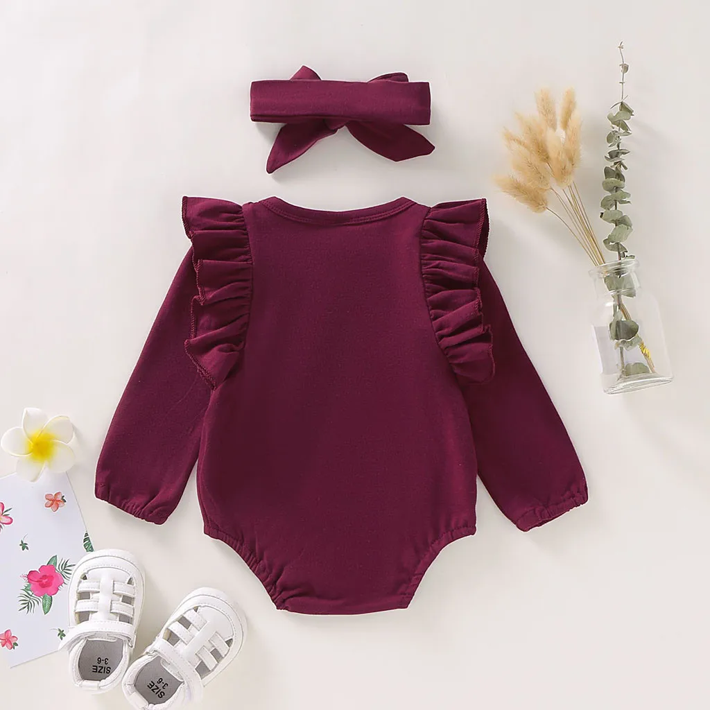 Комплект одежды с цветочным принтом для новорожденных 2019 г. одежда маленьких