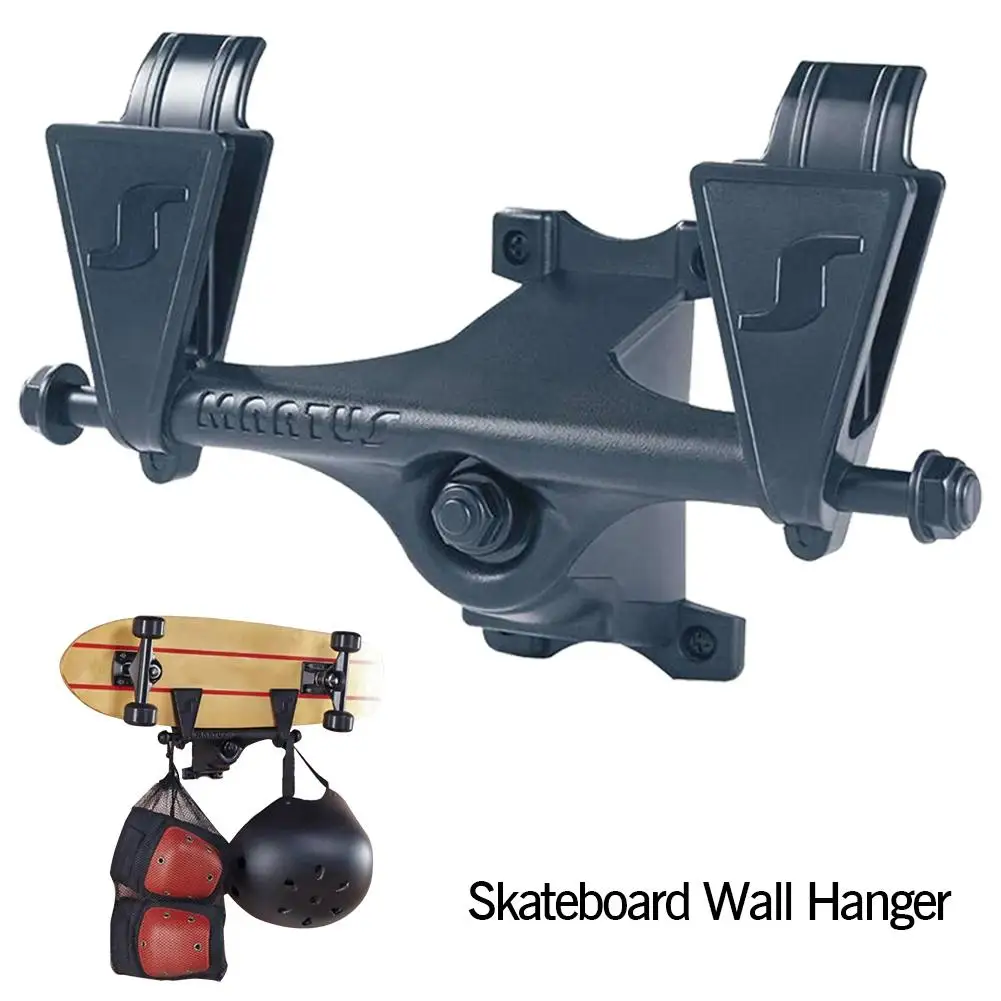 

Skateboard Wall Hanger Storage Holder Mount Hanger Hooks Suitable For Indoor Installation Store Scooter Helmet Hockey Sticks