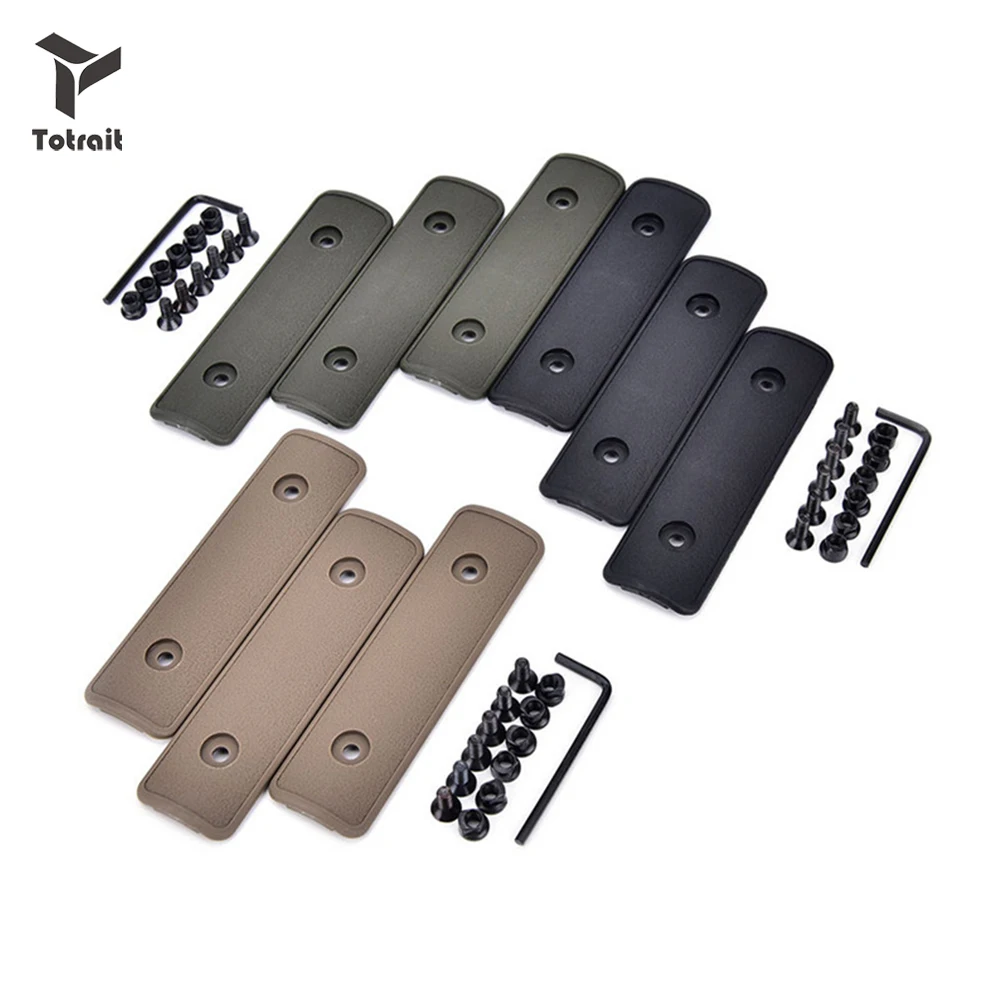 TOtrait 3 шт. KeyMod Handguard Forend крышка Пластик ударопрочная полимерная направляющая