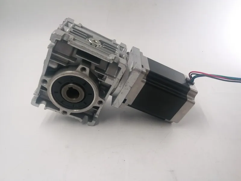 1: 1 червячный редуктор RV030 скорости 14 мм выход шаговый двигатель Nema23 3 А 2 нм 172унций