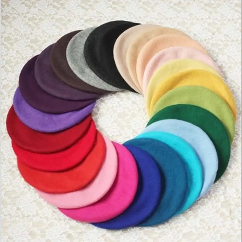 Женская кепка для бега французская шляпа берет шерсть плоская путешествий