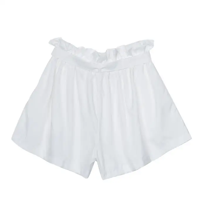 Женские повседневные шорты с высокой талией, свободные модные шорты для женщин с поясом, летняя уличная одежда с высокой талией, богемные шорты для женщин#605