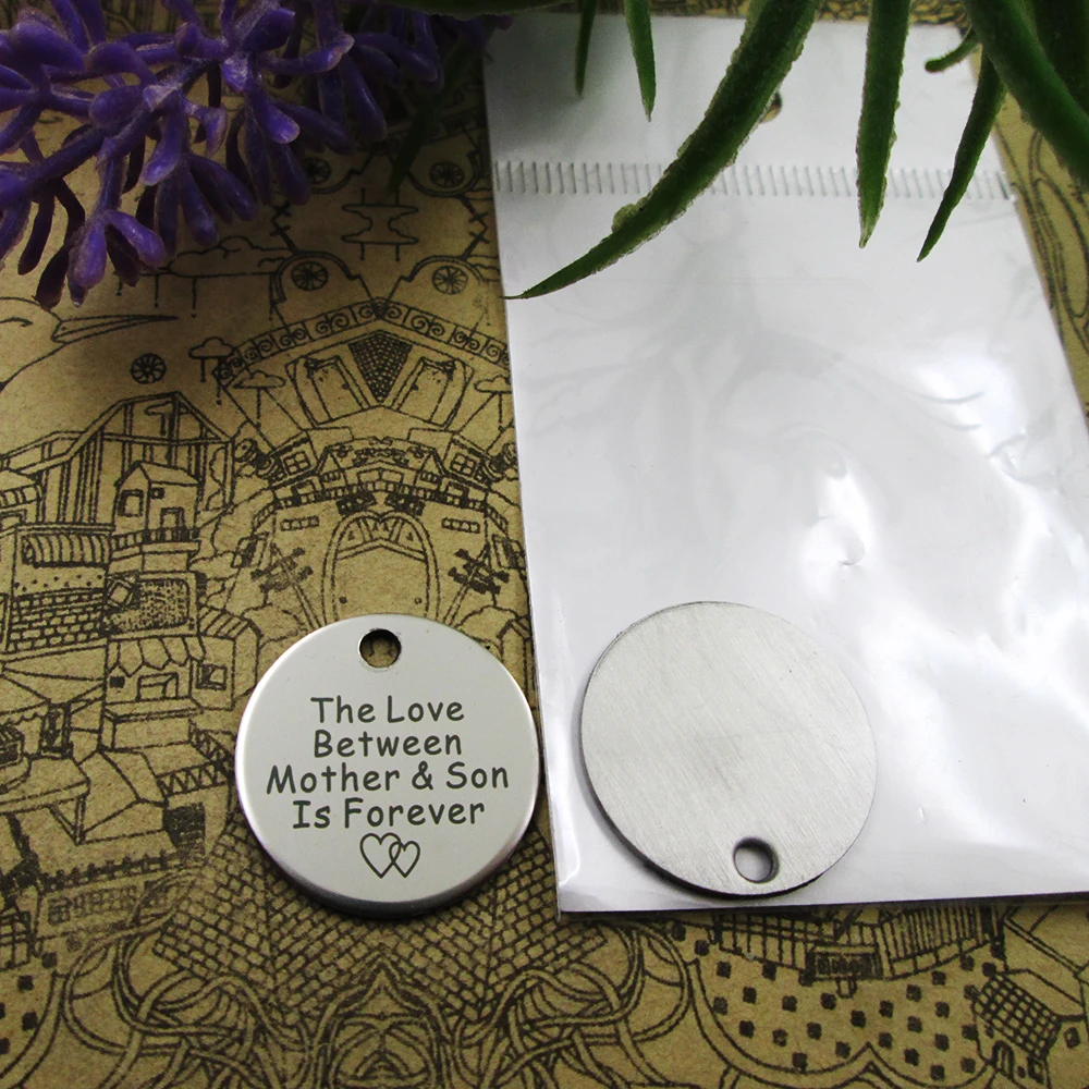 Подвески из нержавеющей стали любовь между мамой и сыном навсегда 10 шт.|Подвески|