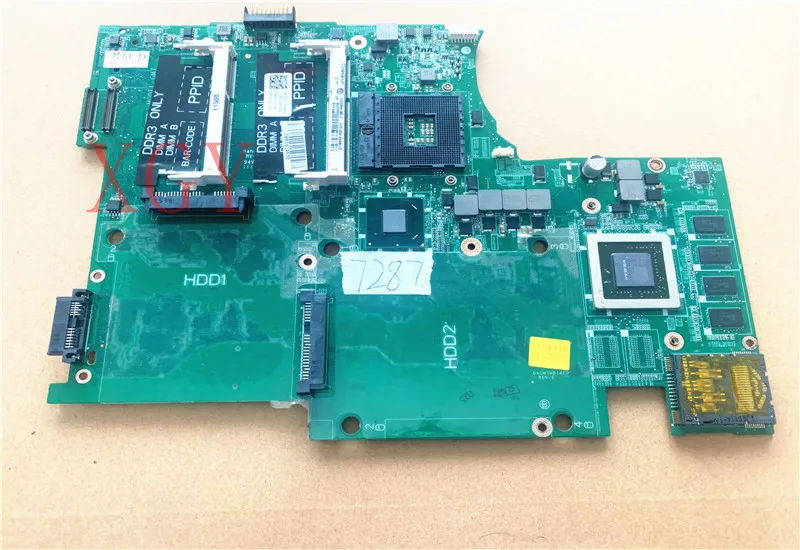 

Оригинальная материнская плата для ноутбука dell xps 17 l702x, стандартная материнская плата jjvym с gt550m, 1 ГБ, тест 100%, ОК