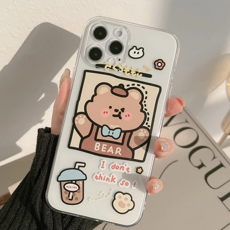 

Силиконовый прозрачный чехол для Iphone 11 12 Pro Max Mini 7 8 Plus Xs Max X XR