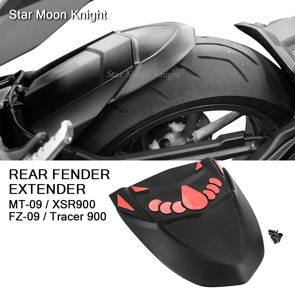 

Motorcycle Rear Mudguard Fender Rear Extender Extension For YAMAHA MT09 MT-09 FZ-09 FZ09 Tracer 900 Tracer900 XSR900 XSR 900