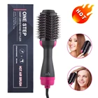 Многофункциональный выпрямитель для волос 4 в 1, 1000 Вт, электрическая расческа, инструменты для укладки волос, фен, щетка с горячим воздухом, стайлер