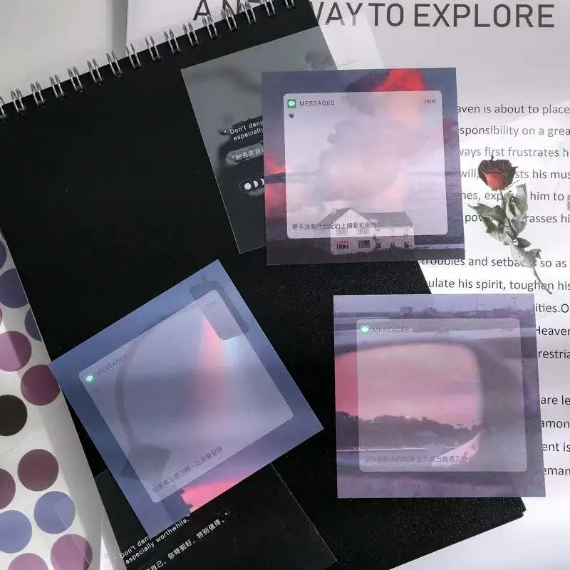 

96Pcs/Piece Cute Small Fresh Note Book Stickers Ins Style Creative Collage Diy Diary Scrapbook Decoration Stickers Stationery