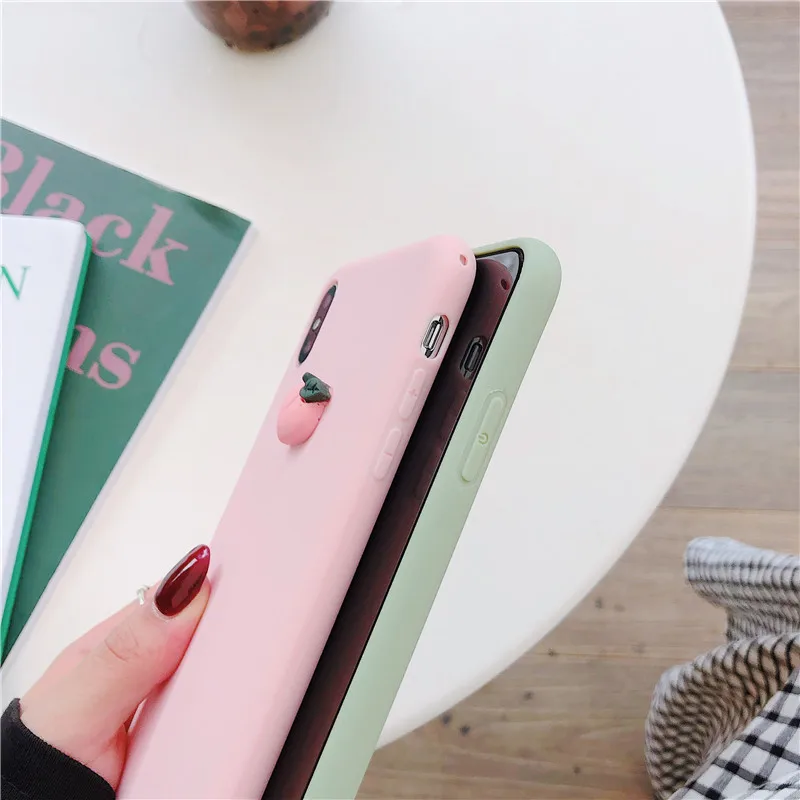 Милый 3D фрукт банан персиковый виноградный чехол для xiaomi mi A3 lite CC 9 9SE cc9 cc9e 9 8 se pro a1 a2 6 5x 6x матовая задняя крышка fundas