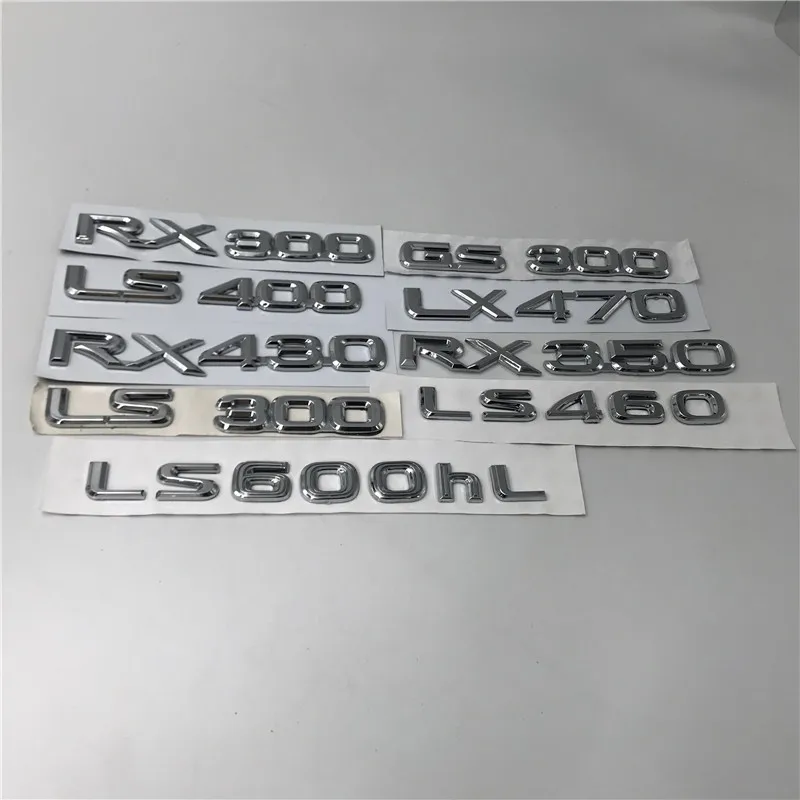 

For Lexus LS300 LS330 LS400 LS430 RX300 RX330 RX350 RX430 GS300 LX470 LS460 LS600hl Rear Trunk Emblem Logo Number Letters Sign