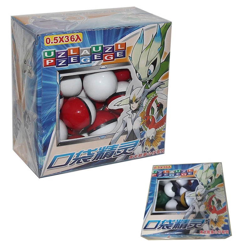 

Аниме Покемон имидж, 36 шт., фигурки в виде покебола, мяч в виде пикахоэ, Коллекционная модель, маленькая фигурка, кукла, игрушка, подарок на де...