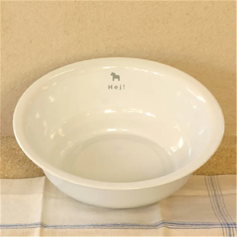 Утолщенная эмалированная раковина Trojan Horse для умывания овощей ребенка стоп UD = 32