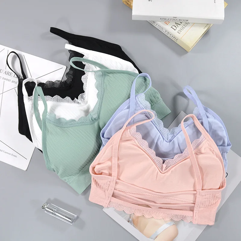 Бюстгальтер CHRLEISURE без косточек эластичный с чашками пуш-ап 2021 | Женская одежда