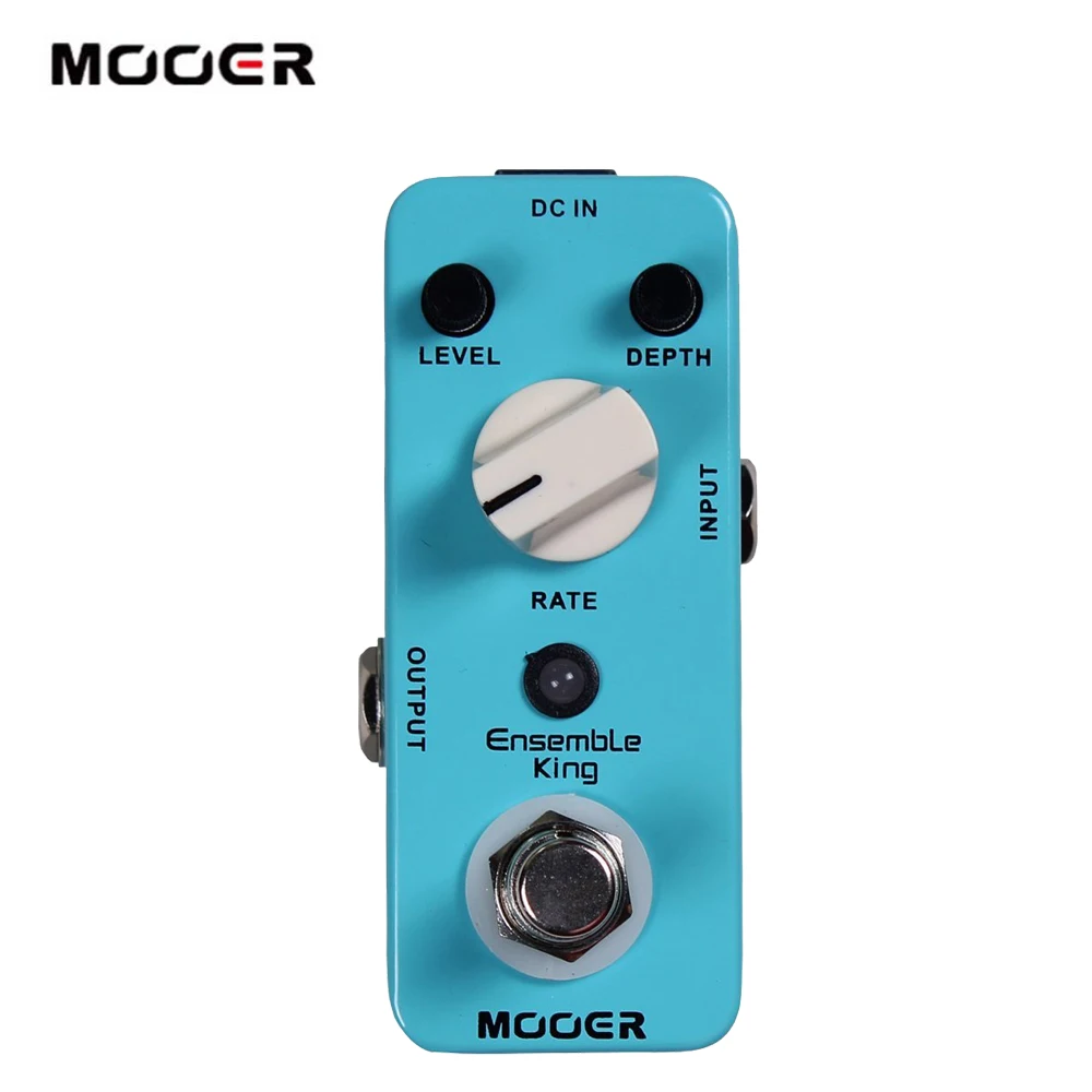 MOOER Ensemble King аналоговый Хор гитарный эффект педали истинный обход металлический корпус Мини педаль гитарные части и аксессуары