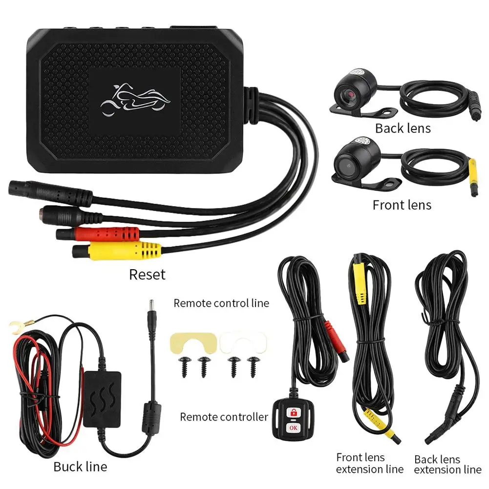 HD 1080P видеорегистратор для мотоцикла автомобильная Спортивная экшн камера со