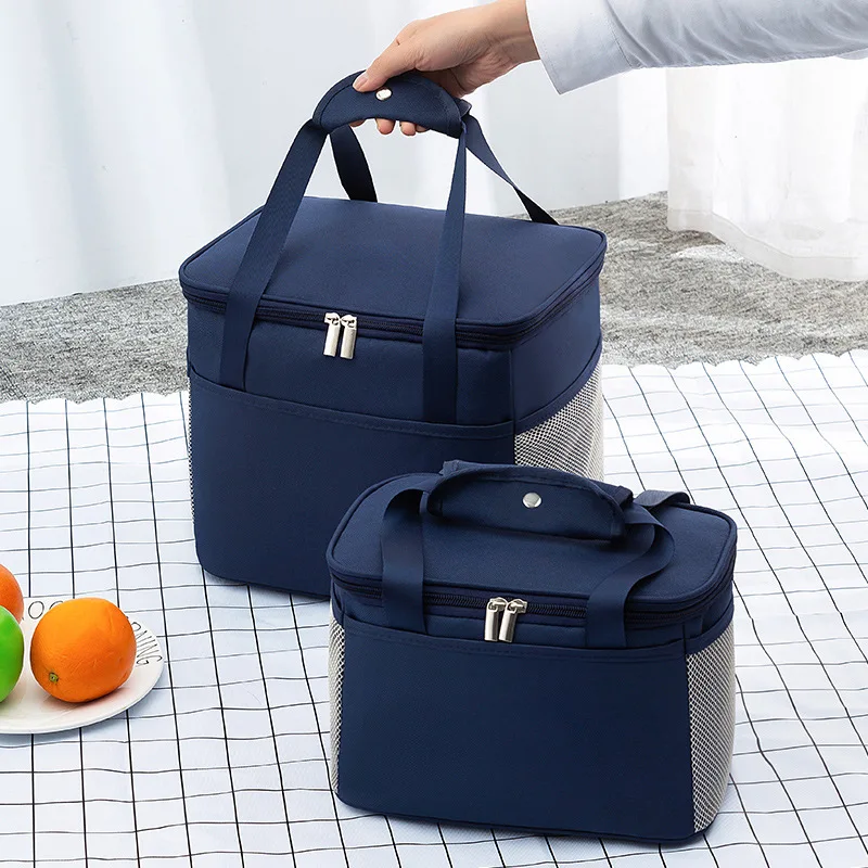 

Oxford Cloth High Capacity Cooler Bag Keep Warm Fresh Cold Outdoor Camping Hiking Picnic Container Household tools Accessories