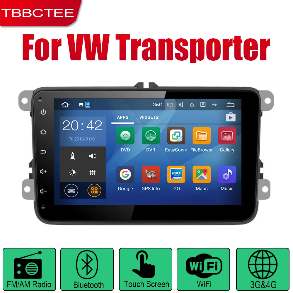 TBBCTEE Авто Радио 2 Din Android Автомобильный плеер для Volkswagen VW Transporter 2010 ~ 2018 gps Навигация