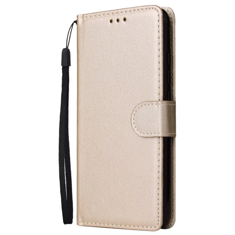 

100pcs Flip Wallet Case for Xiaomi x3 nfc Three Card Photo Frame mi11Ultra-thin Flip Card Solid poco m3 Phone Leather Case