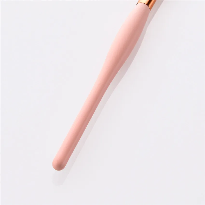 SAIANTTH Single makeup brushes Beauty tools Big Fan shaped brush Small fan pincel maquiagem pregnant belly wooden pink handle | Красота и