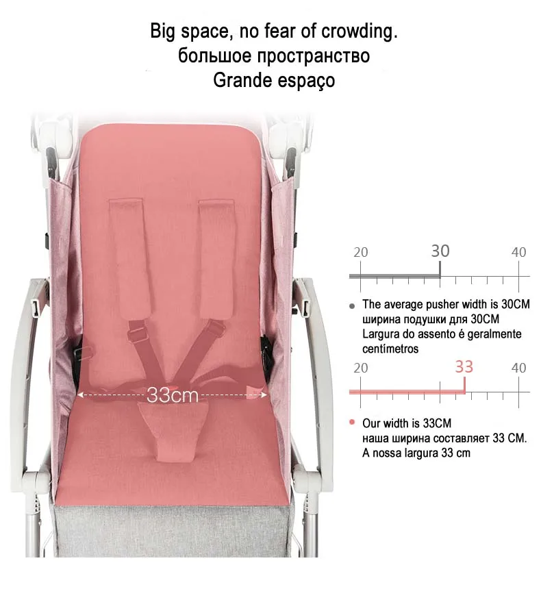 AIQI BABYYOYA легкая Портативная Складная мини детская коляска может сидеть может лежать детская тележка с бесплатной сумкой для мам