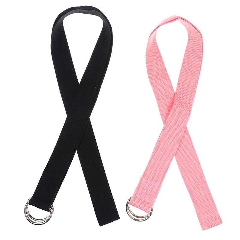 

1 шт. ремень для йоги регулируемый спортивный эластичный пояс с D-образным кольцом Ремень Для Фитнеса Йоги длина 180 см Ширина 3,5 см