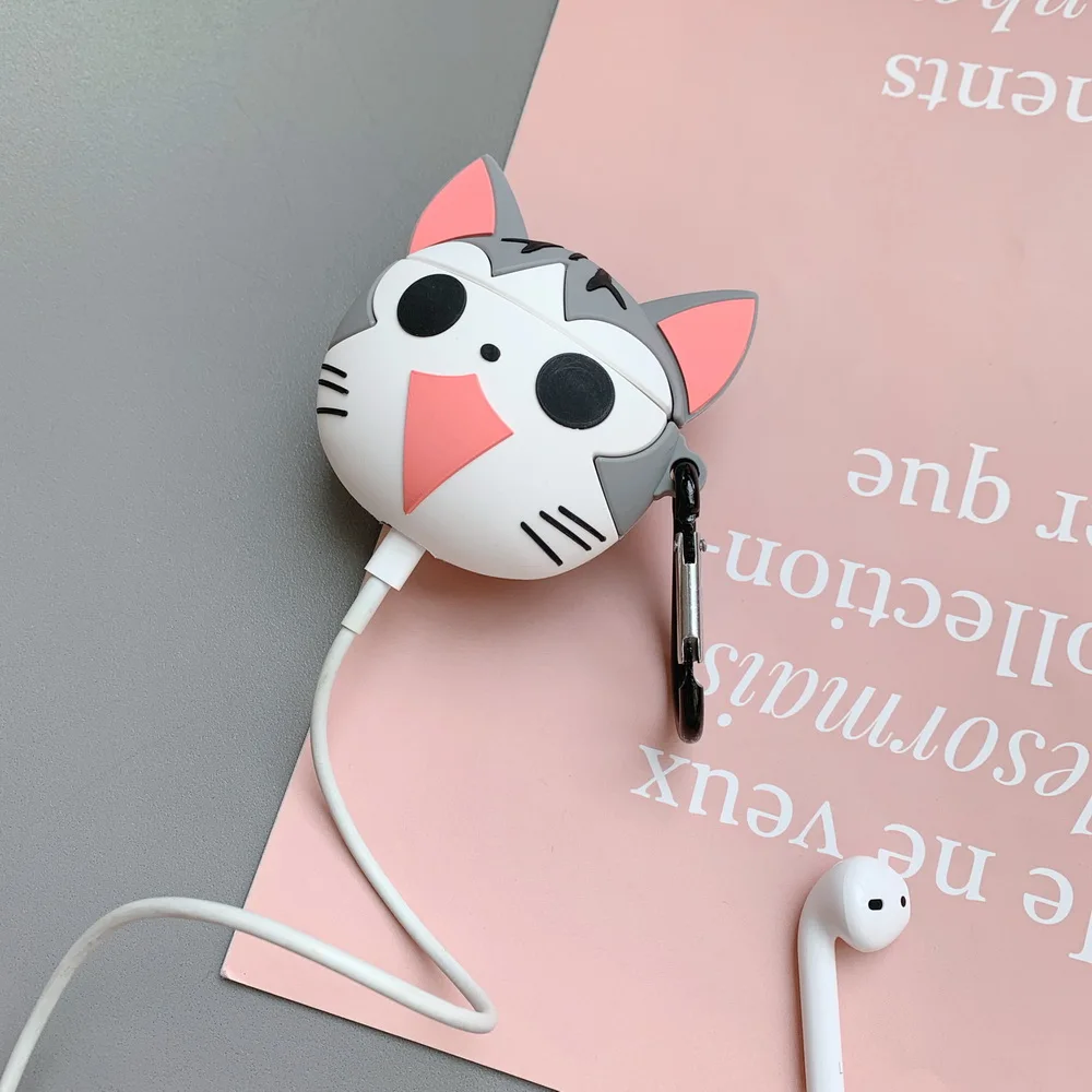 CHI 3D мягкий силиконовый милый домашний мультяшный чехол для Airpods милый подарок для Apple Airpods2 Bluetooth наушники чехол