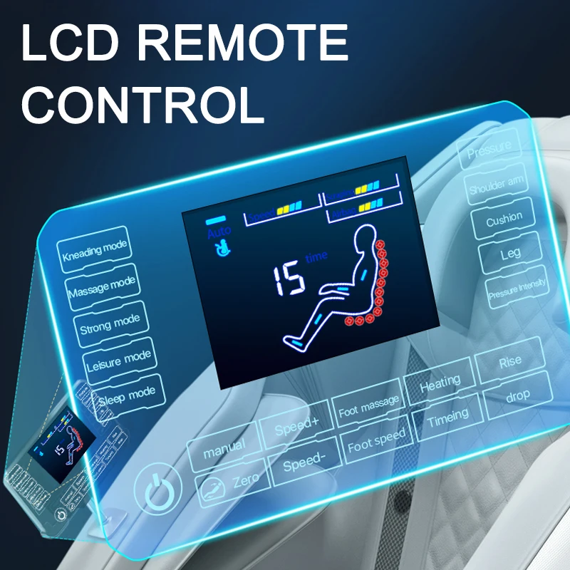 Роскошное Полноразмерное интеллектуальное массажное кресло POQBWT для ног