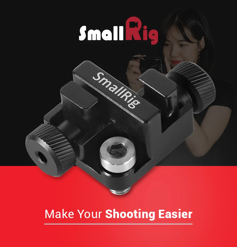 Универсальный кабельный зажим SmallRig диаметром от 2 до 7 мм толщиной и поддержкой 2 кабелей различной толщины одновременно BSC2333
