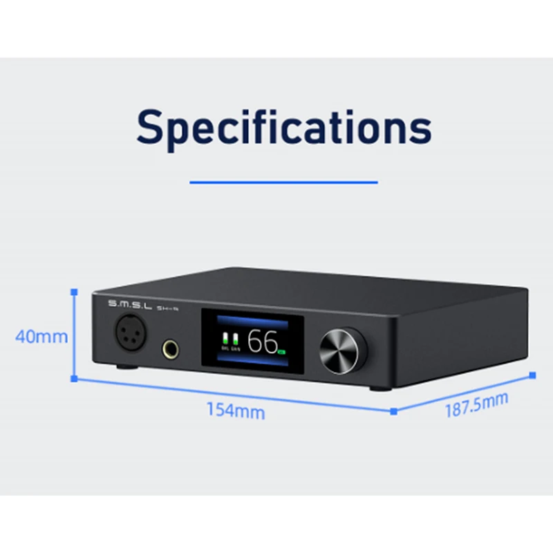 SMSL SH 9 усилитель для наушников THX AAA технология RCA/XLR вход 6 35 мм сбалансированный