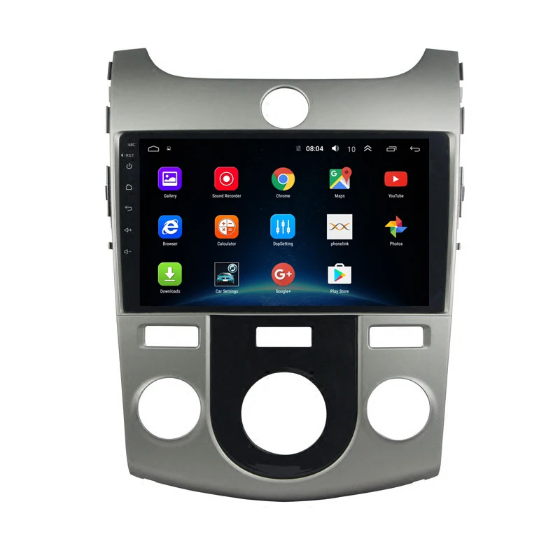 9 &quotAndroid 1 автомобильный DVD мультимедийный плеер gps для KIA Forte Cerato 2008 2009 2010-2012 аудио