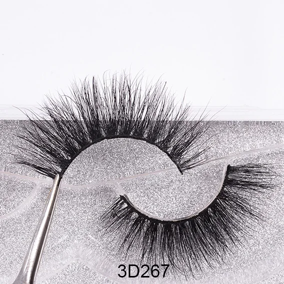 3D267 WZSQJN ресницы 3D норковые ресницы длительные норковые ресницы естественное драматическое объемное наращивание ресниц Накладные ресницы - Цвет: 3D267