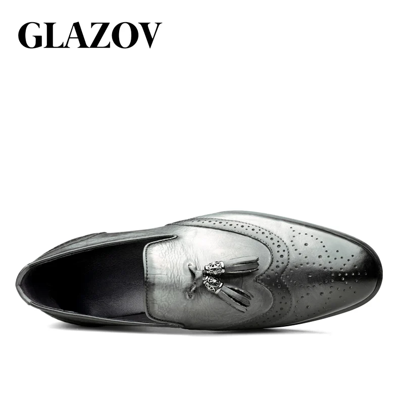 Мужские мокасины из лакированной кожи черного и серого цвета размеры 36 48|Туфли| |