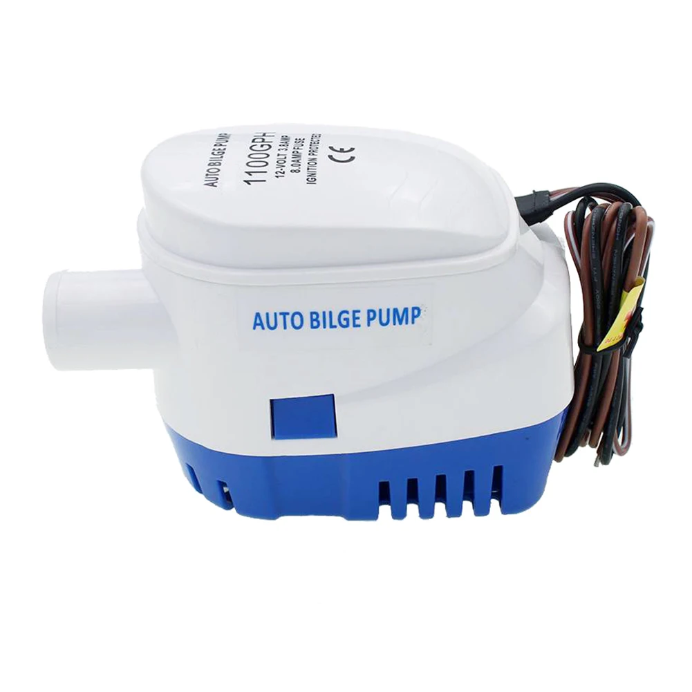 

Electric Boat Pump Yacht Submersible Boat With Float Switch Accessories Fishing Motor Bilge Pump Automatic Water Houseboat