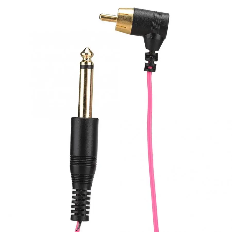 Tattoo Power Supply Right Angle Cord RCA Cable Line Connector Interface Insert Machine Conversion kit | Красота и здоровье