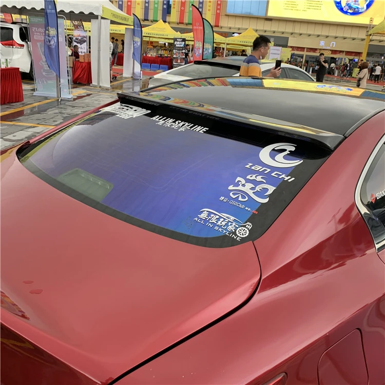 Спойлер на крышу для Infiniti Q50 задний спойлер из АБС-пластика Q50L 2014-2015 | Автомобили и