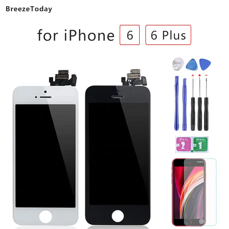 

ЖК-экран для iPhone 6 дисплей для iPhone 6 экран iPhone 6 плюс дисплей для iPhone 6 плюс экран сборка Замена инструменты